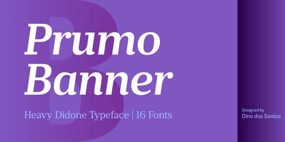Prumo Banner Font Poster 1